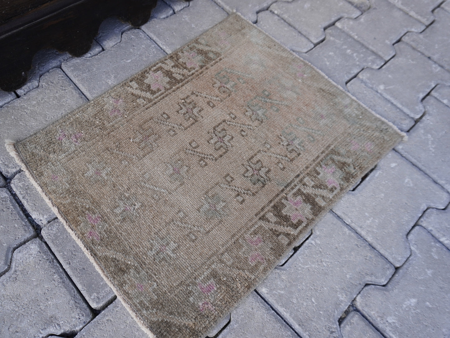Hand Knotted Doormat 2x3 ft - skuy33
