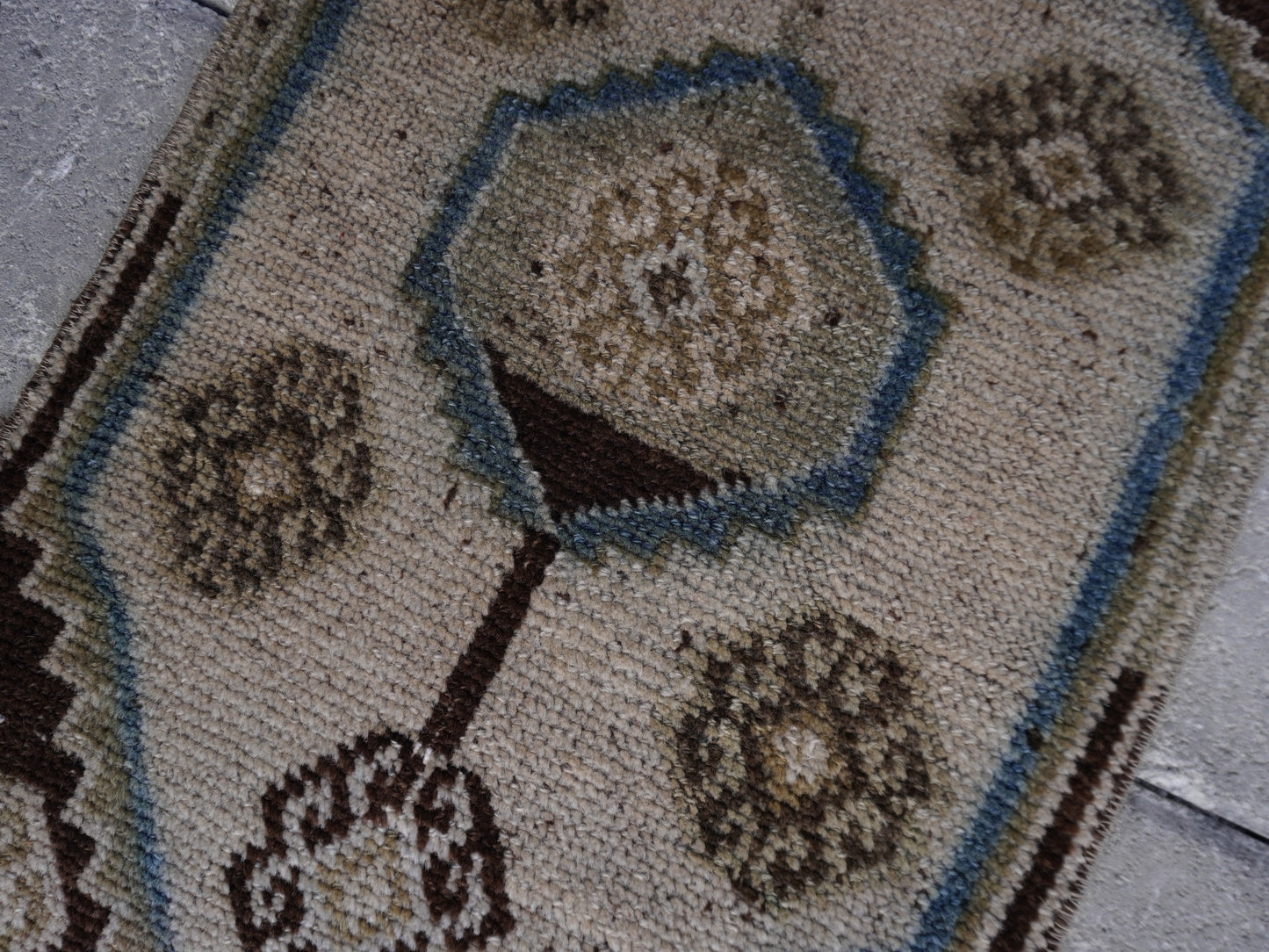 Hand Knotted Doormat 2x3 ft - skuy40
