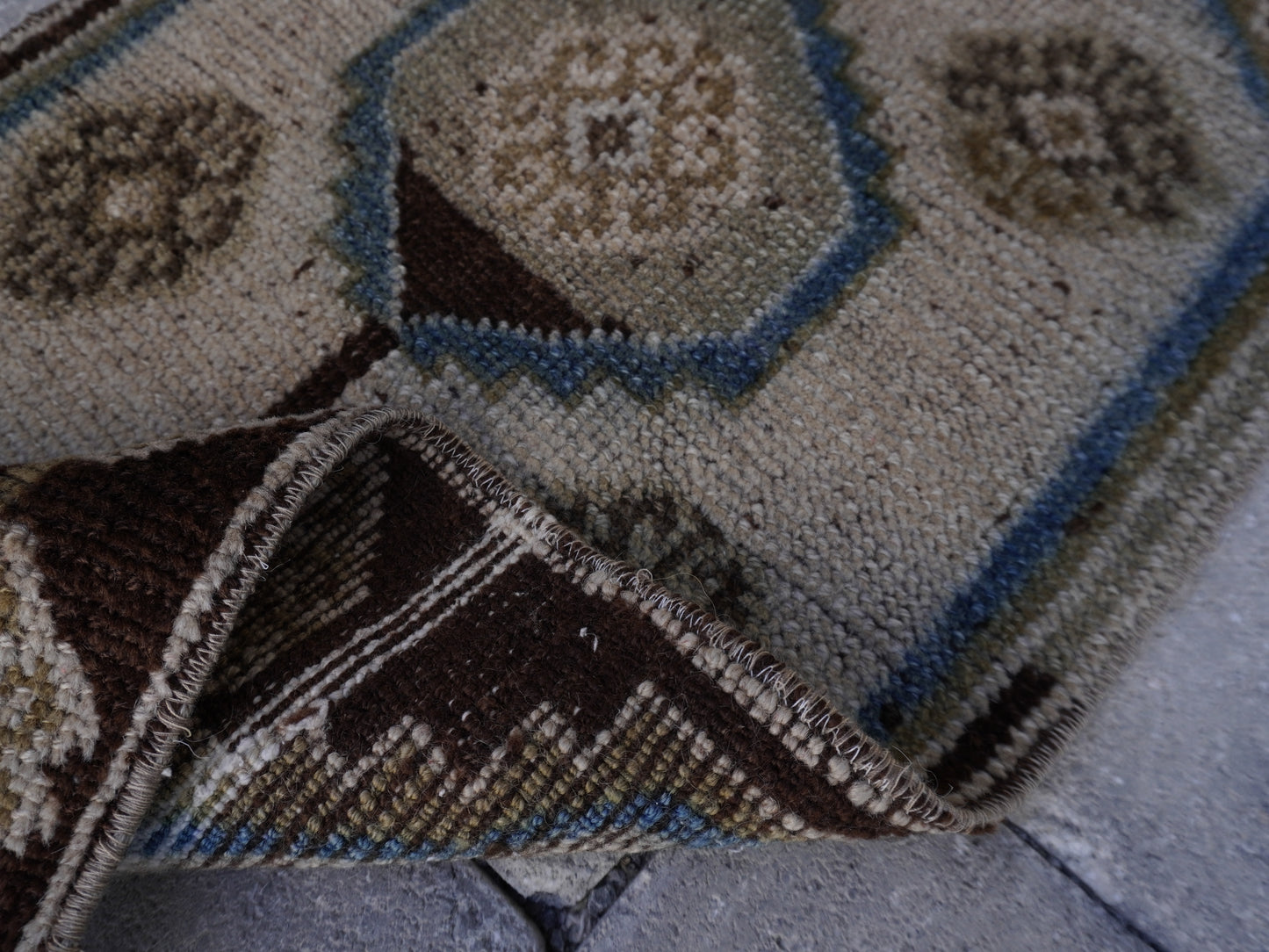 Hand Knotted Doormat 2x3 ft - skuy40