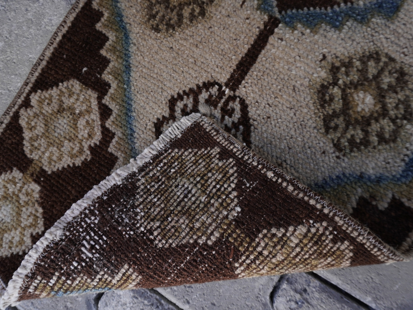 Hand Knotted Doormat 2x3 ft - skuy40