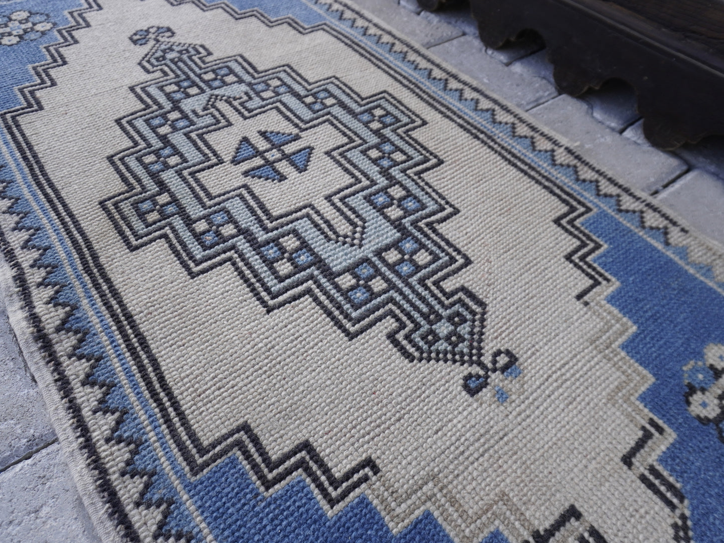 Hand Knotted Doormat 2x3 ft - skuy38