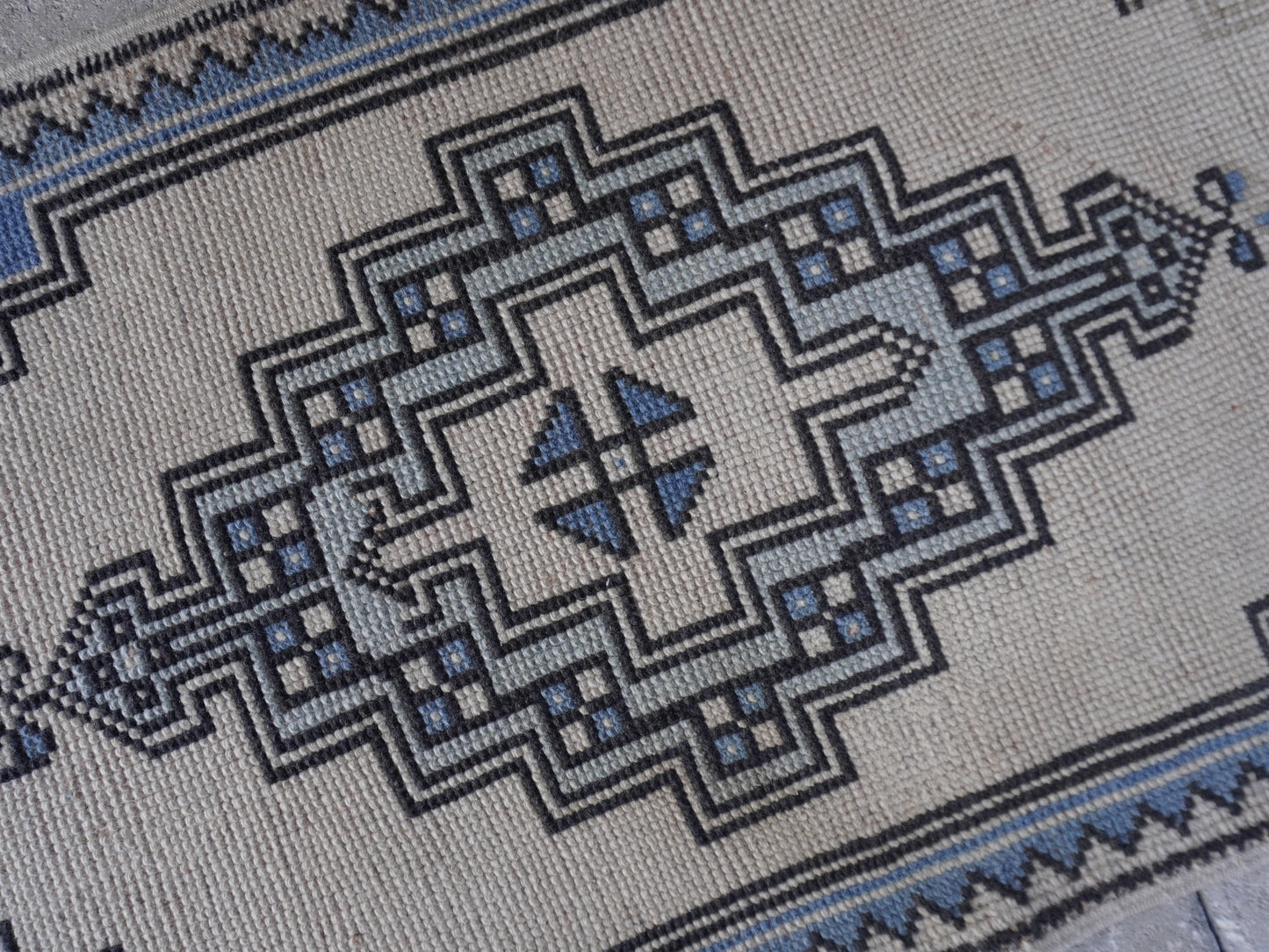 Hand Knotted Doormat 2x3 ft - skuy38