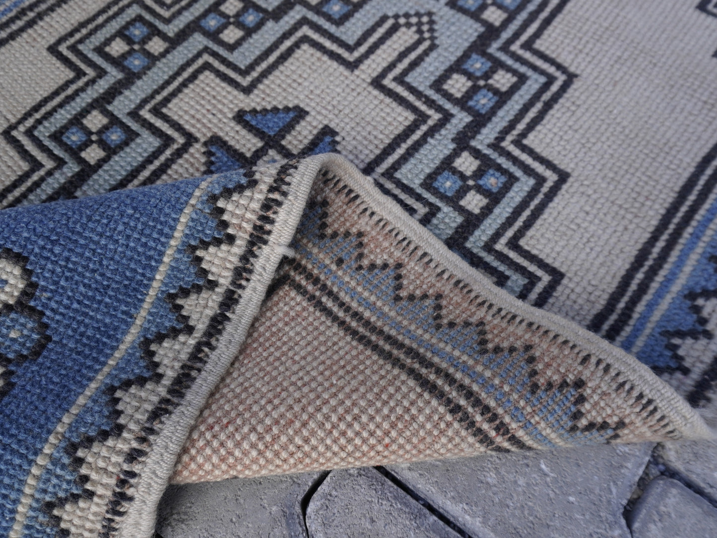 Hand Knotted Doormat 2x3 ft - skuy38