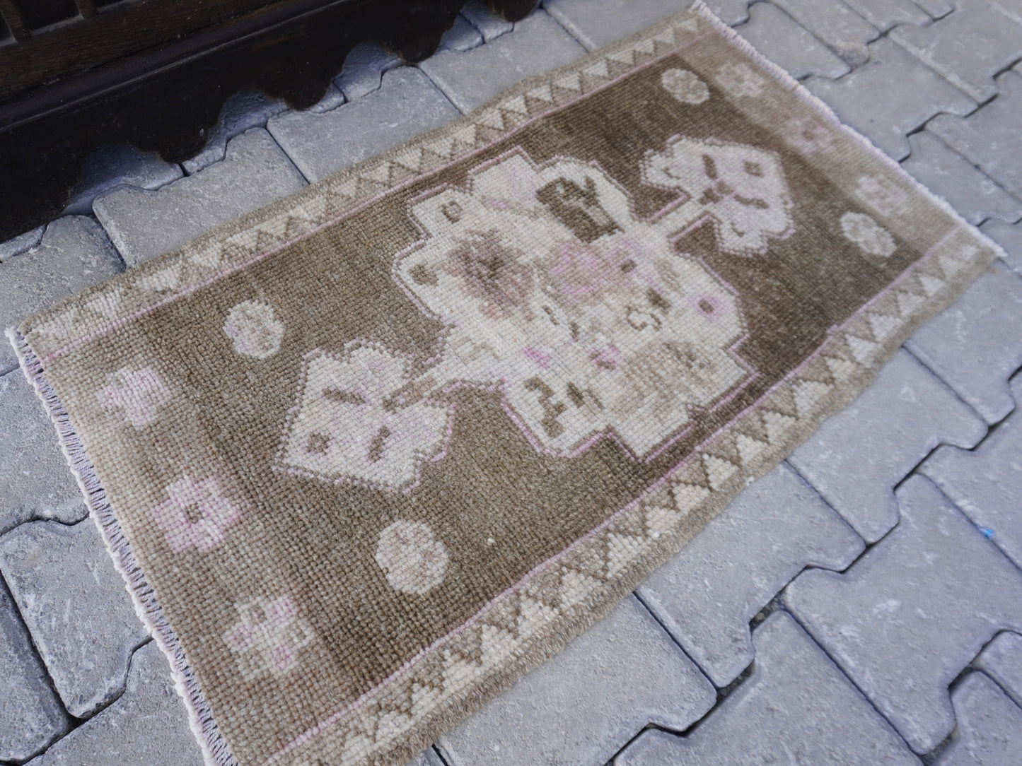 Hand Knotted Doormat 2x3 ft - skuy53