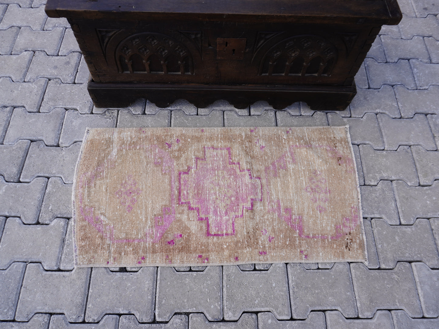Hand Knotted Doormat 2x3 ft - skuy64