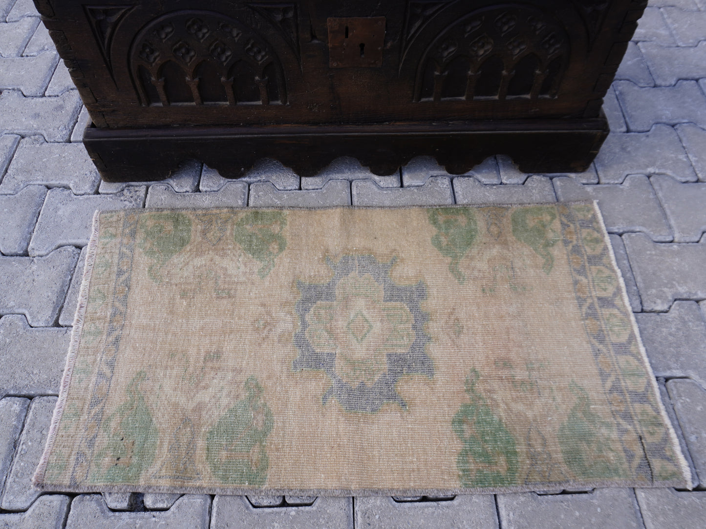 Hand Knotted Doormat 2x3 ft - skuy69