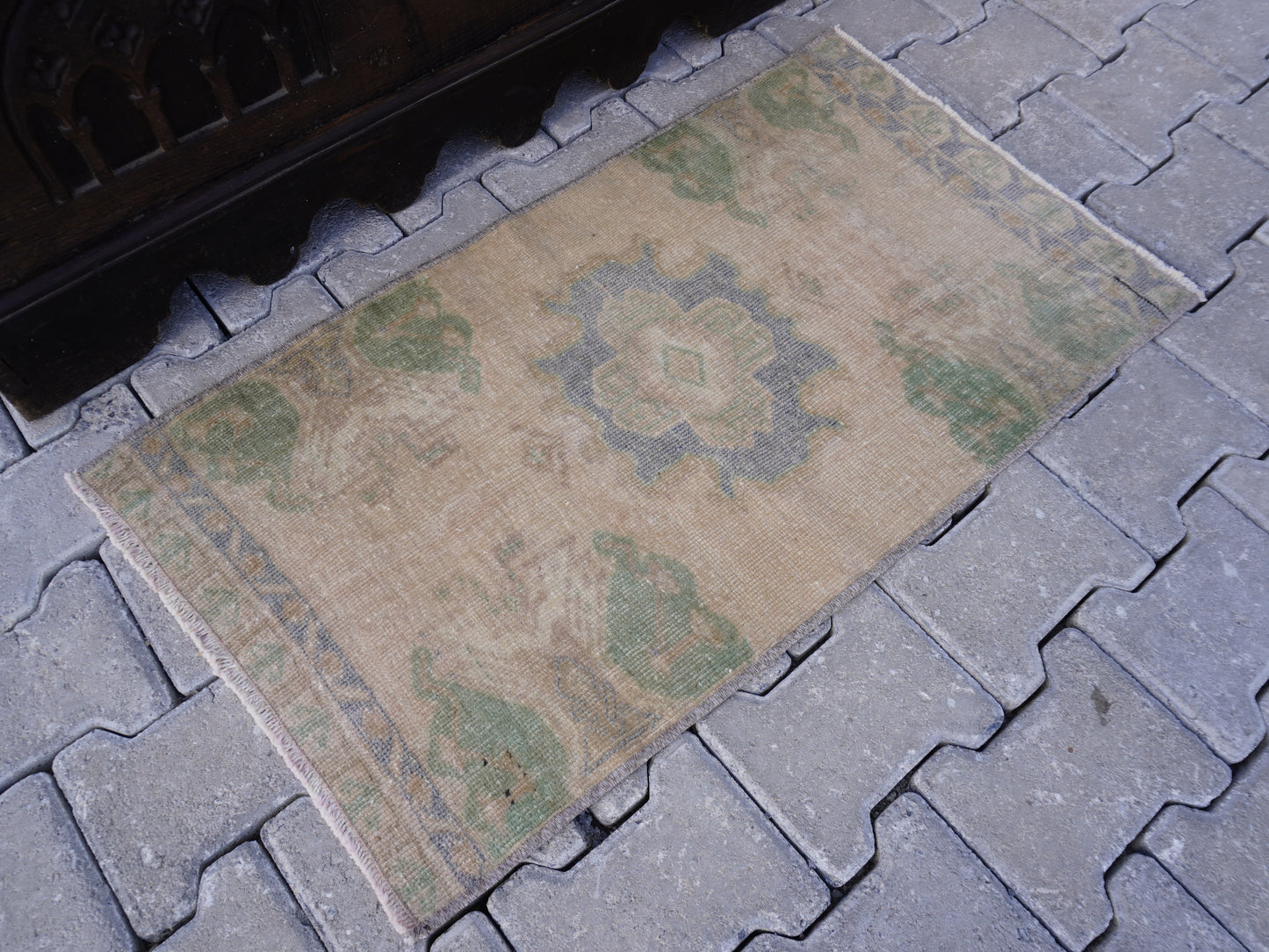 Hand Knotted Doormat 2x3 ft - skuy69