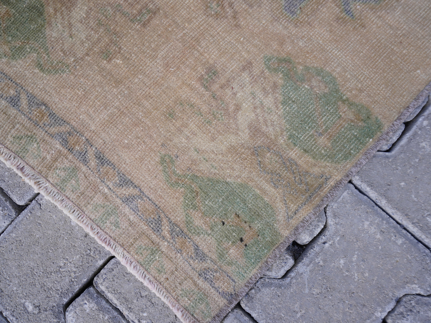 Hand Knotted Doormat 2x3 ft - skuy69