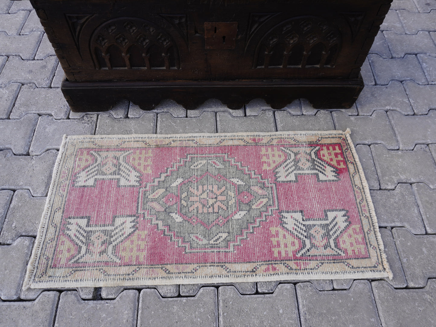 Hand Knotted Doormat 2x3 ft - skuy71