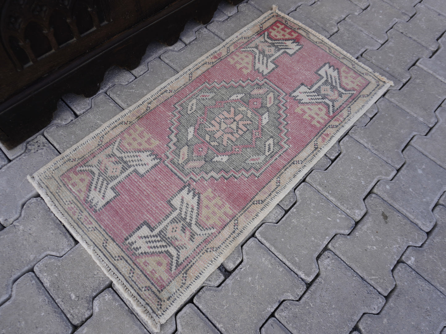 Hand Knotted Doormat 2x3 ft - skuy71