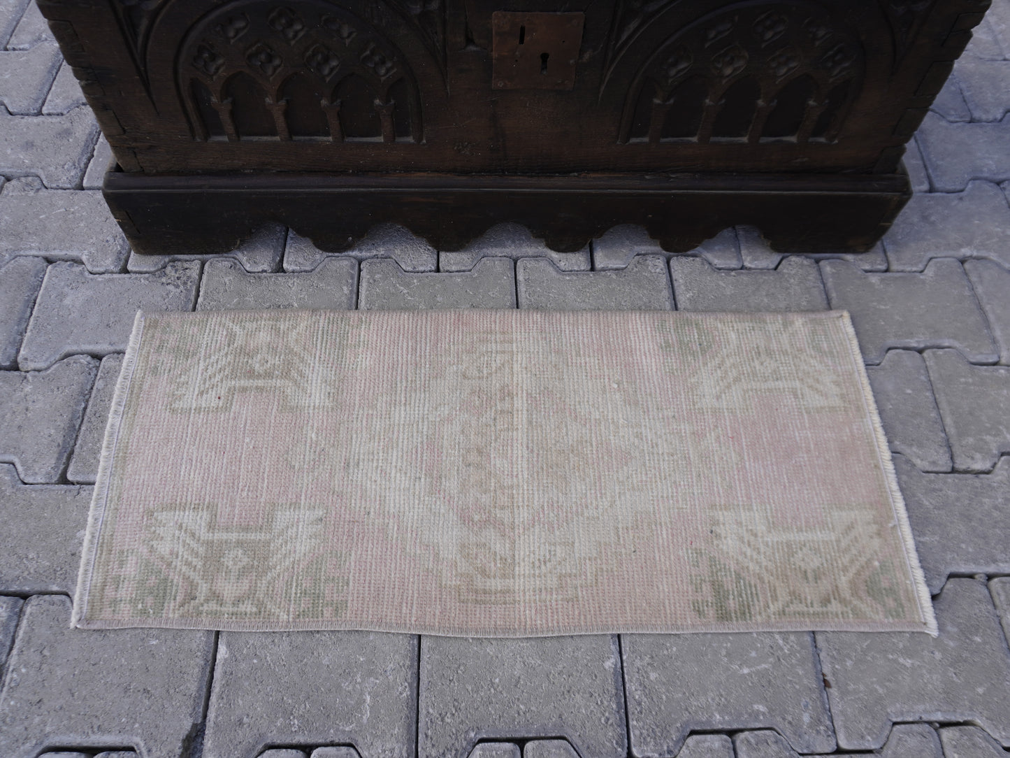 Hand Knotted Doormat 2x3 ft - skuy77