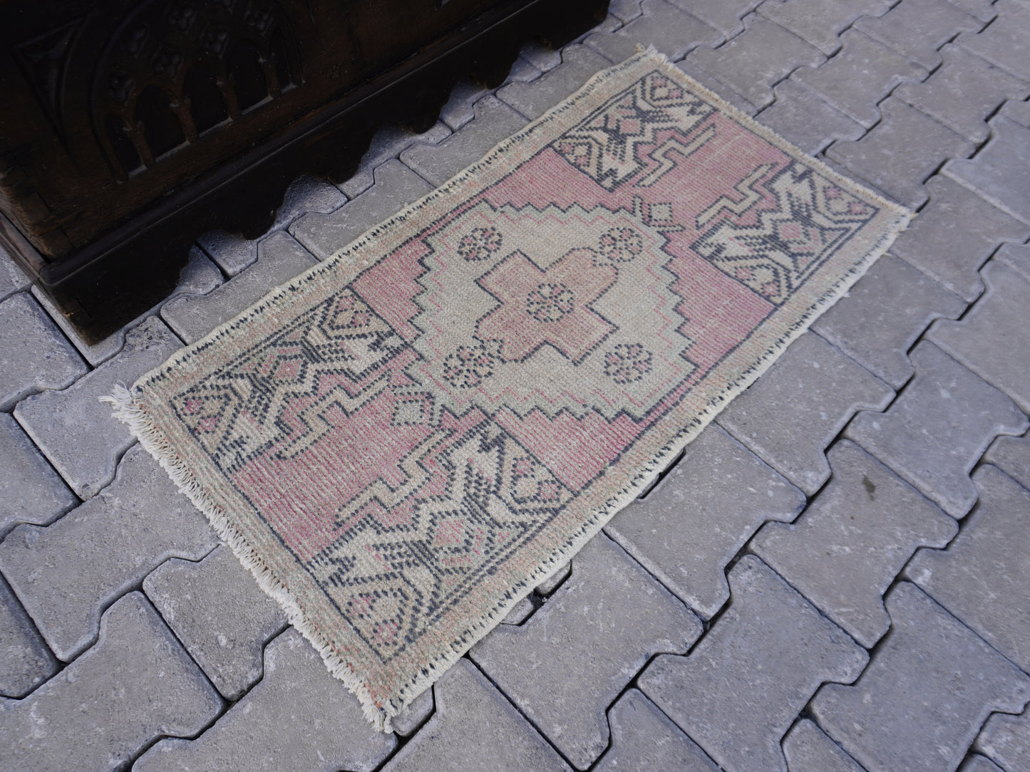 Hand Knotted Doormat 2x3 ft - skuy80