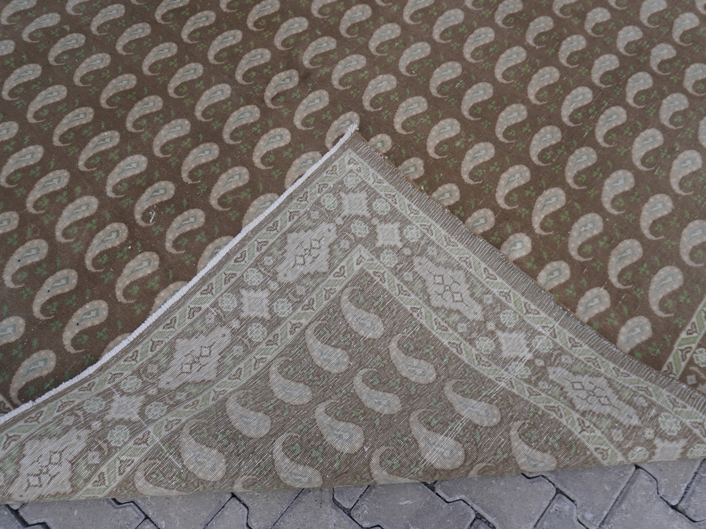 Vintage Hand Knotted Oversize Rug 9x13 ft- sku537