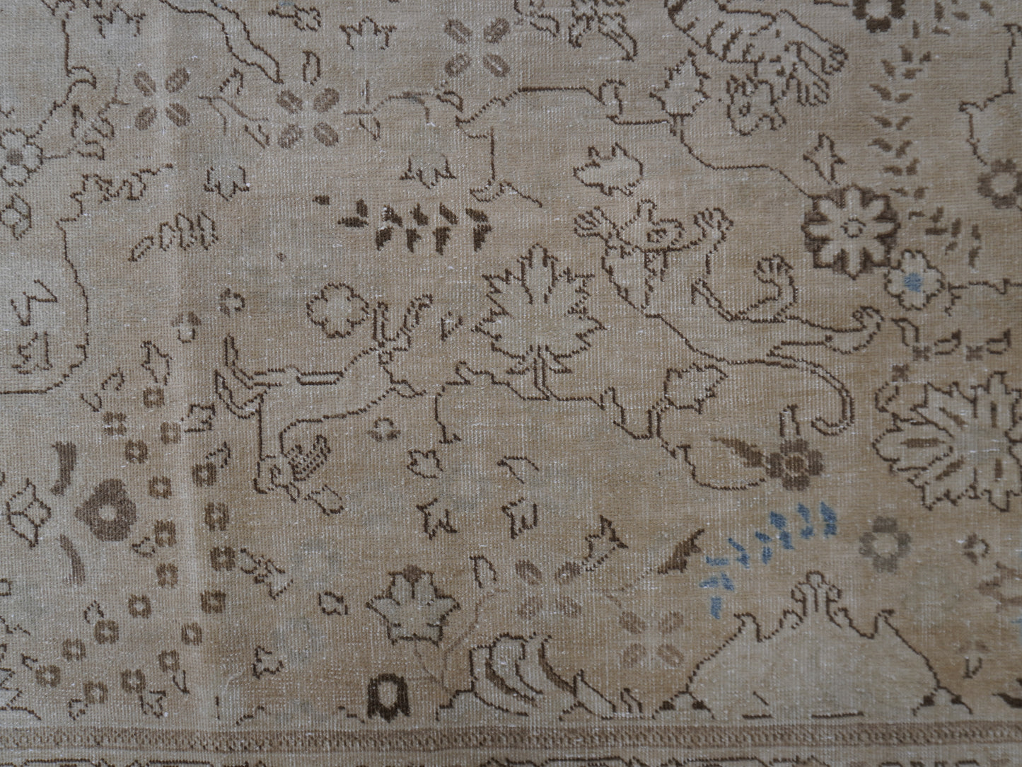 Wool Hand Knotted Area Rug 9x12 ft, Sku706