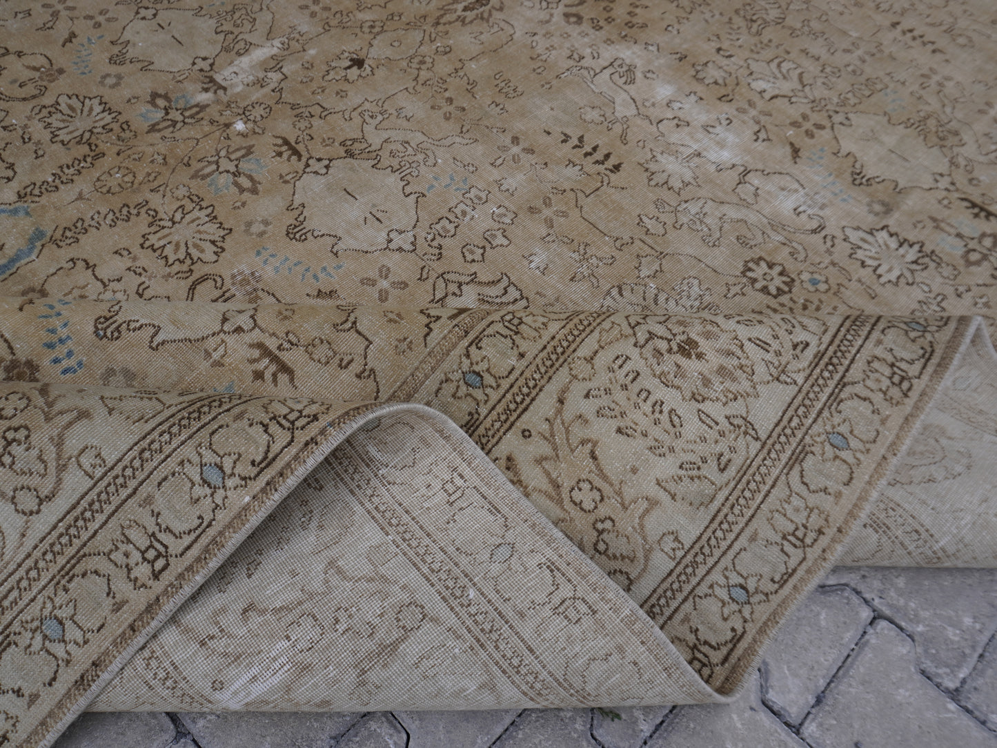 Wool Hand Knotted Area Rug 9x12 ft, Sku706