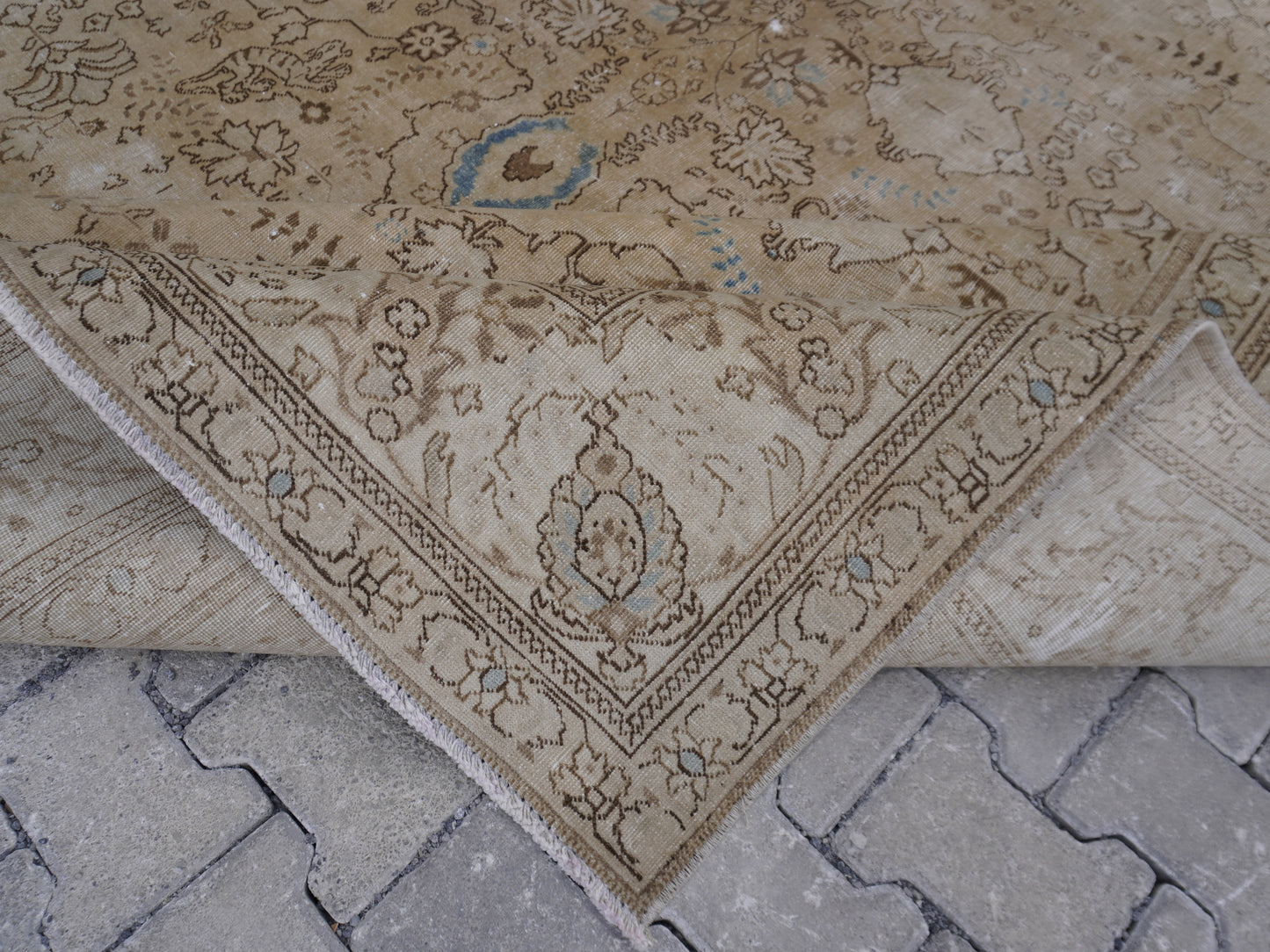 Wool Hand Knotted Area Rug 9x12 ft, Sku706
