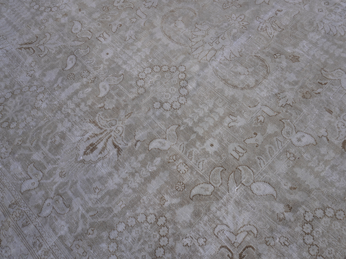 Vintage Beige Neutral Large Rug 8x13 ft - sku2044