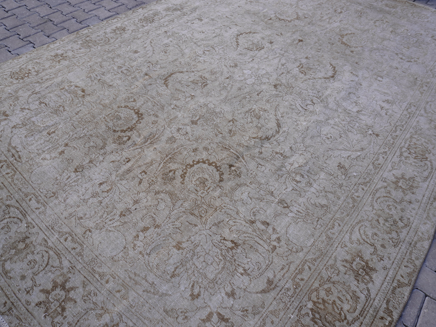Vintage Neutral Area Rug 9x13 ft - sku2016