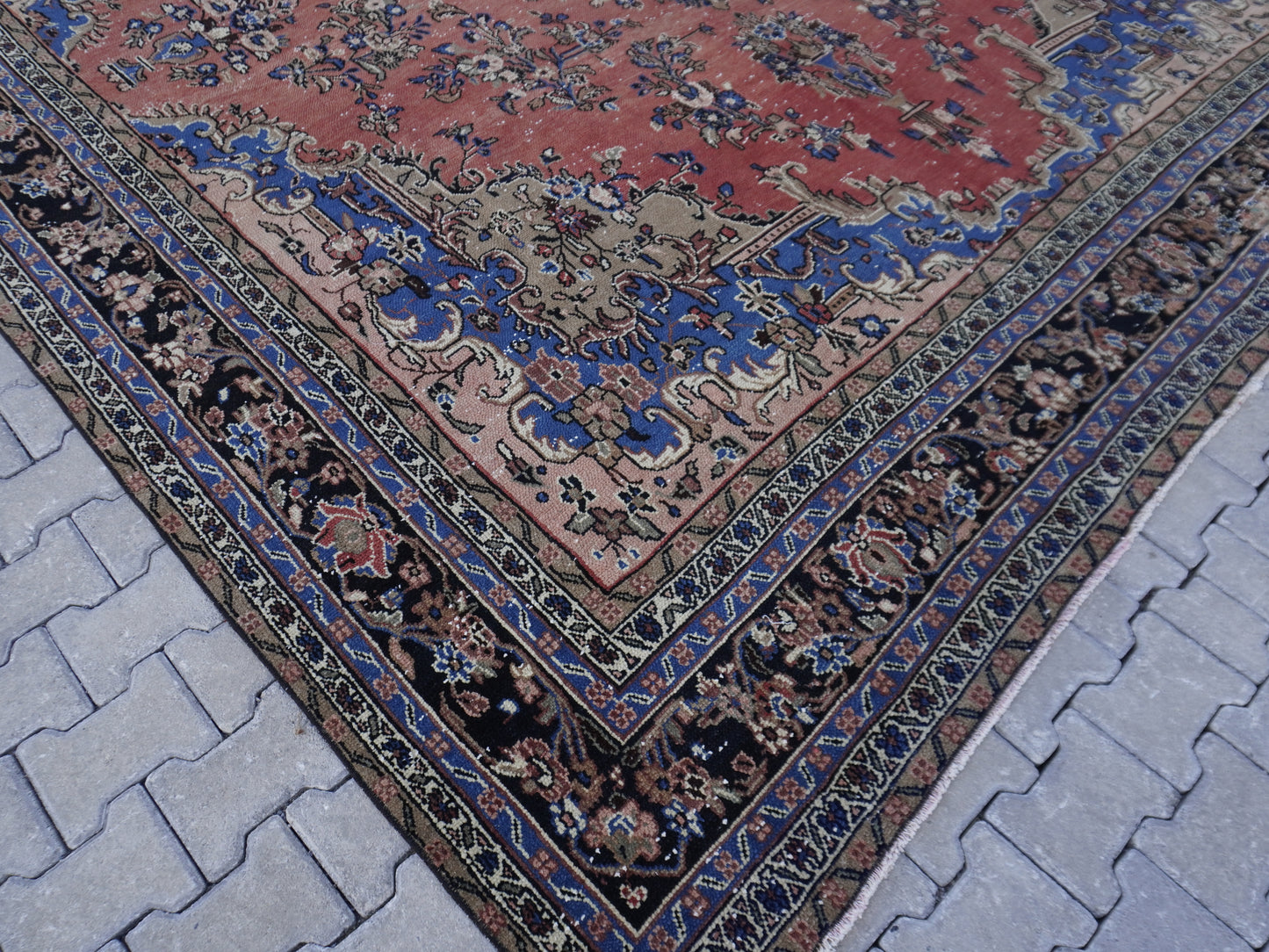 Wool Vintage Large Rug 10x13 ft - sku2052