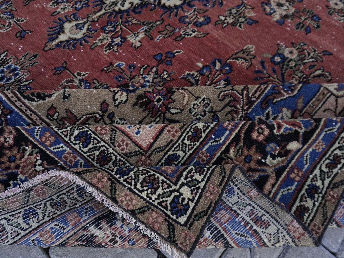 Wool Vintage Large Rug 10x13 ft - sku2052