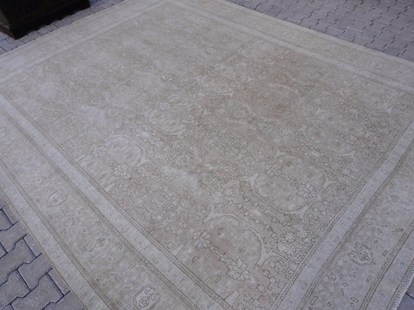 Vintage Neutral Large Rug 10x12 ft - sku 2027