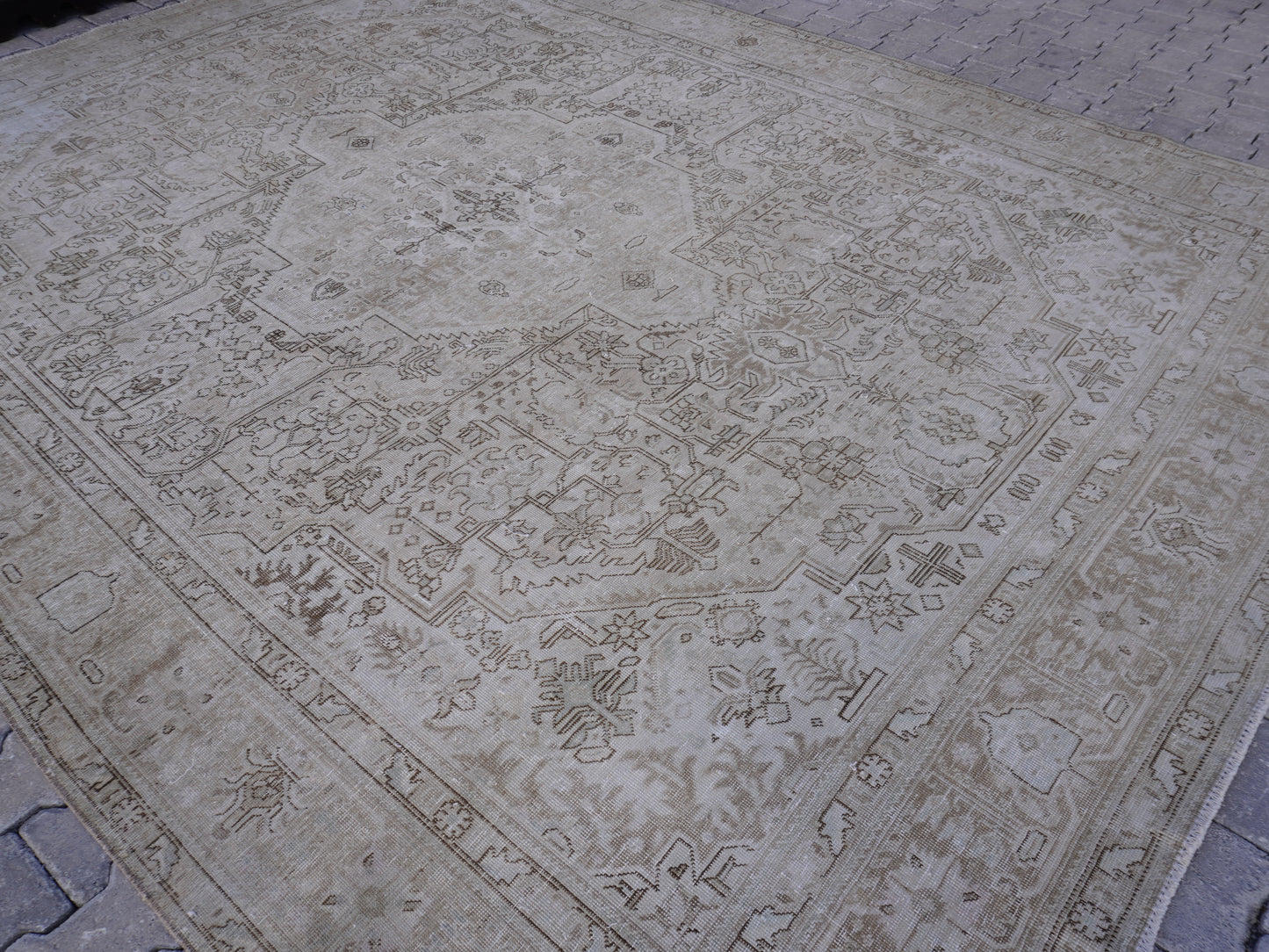 Oversize Neutral Area Rug 9x12 ft - sku2005