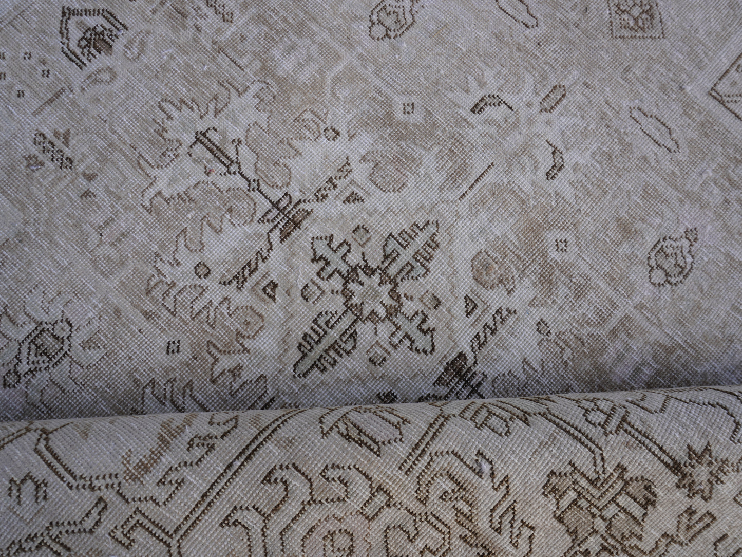 Oversize Neutral Area Rug 9x12 ft - sku2005