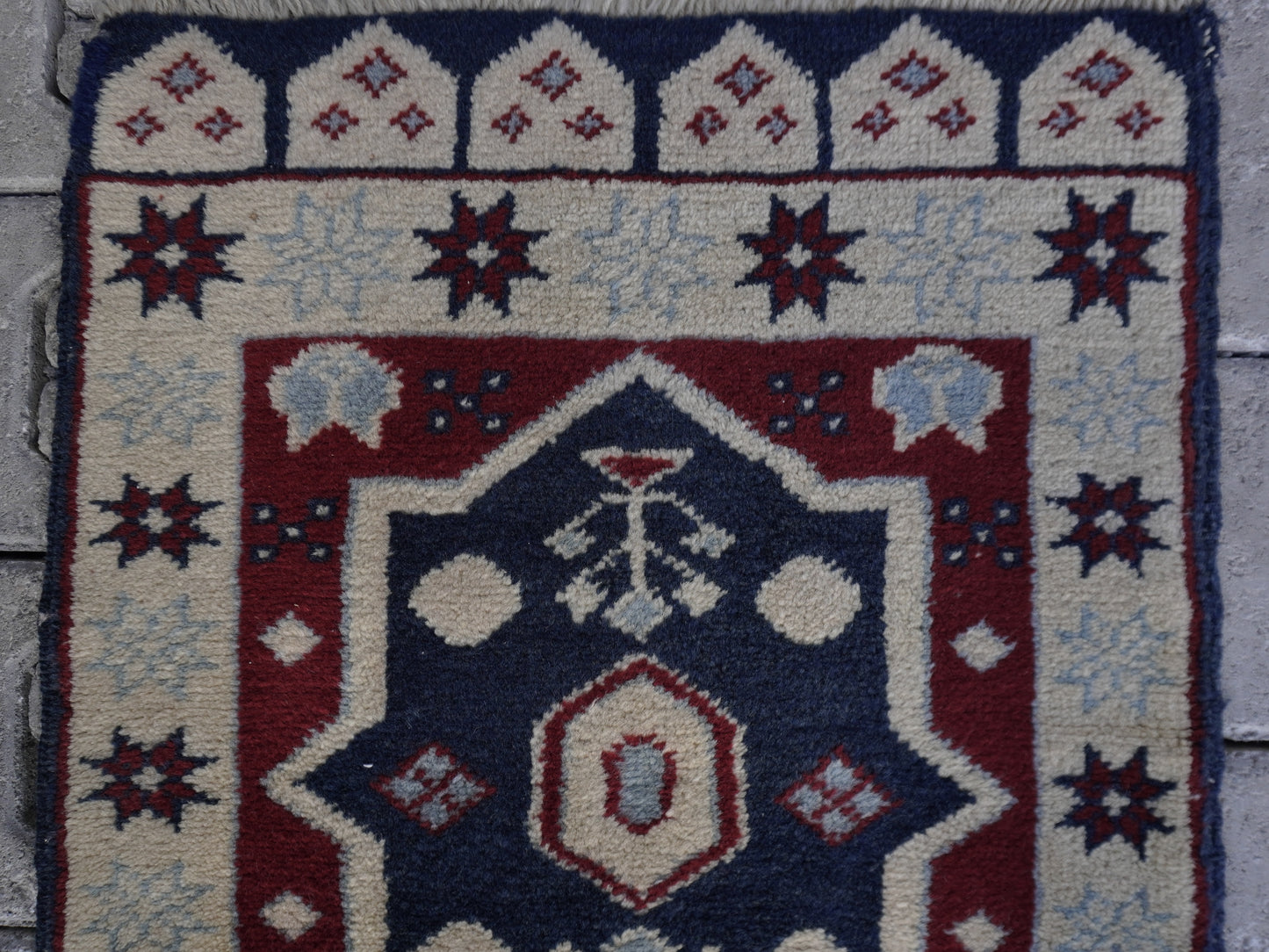 Hand Knotted Doormat 2x3 ft - skuy63