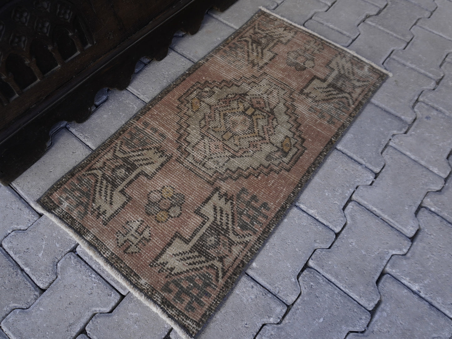Hand Knotted Doormat 2x3 ft - skuy77