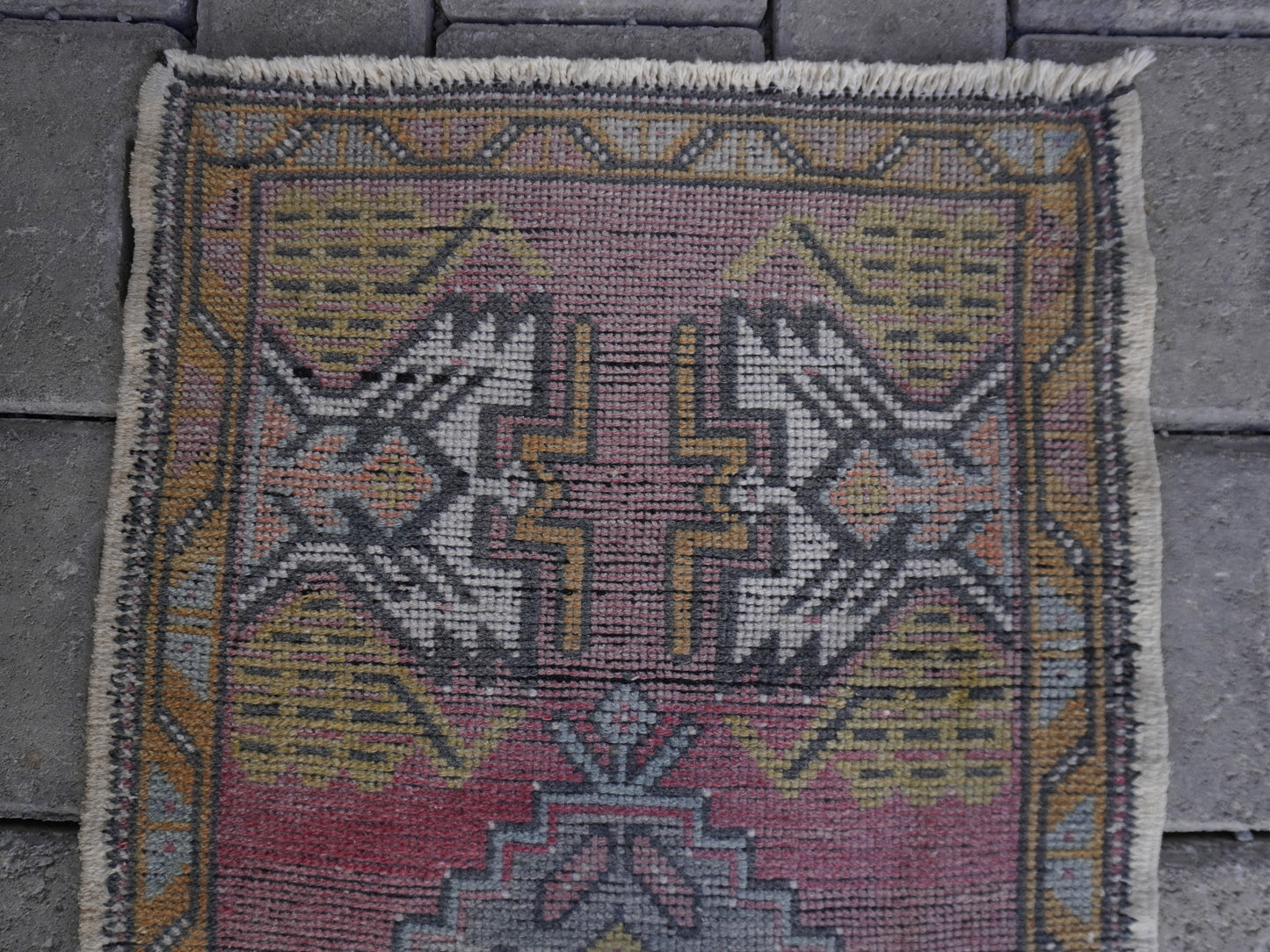 Hand Knotted Doormat 2x3 ft - skuy68