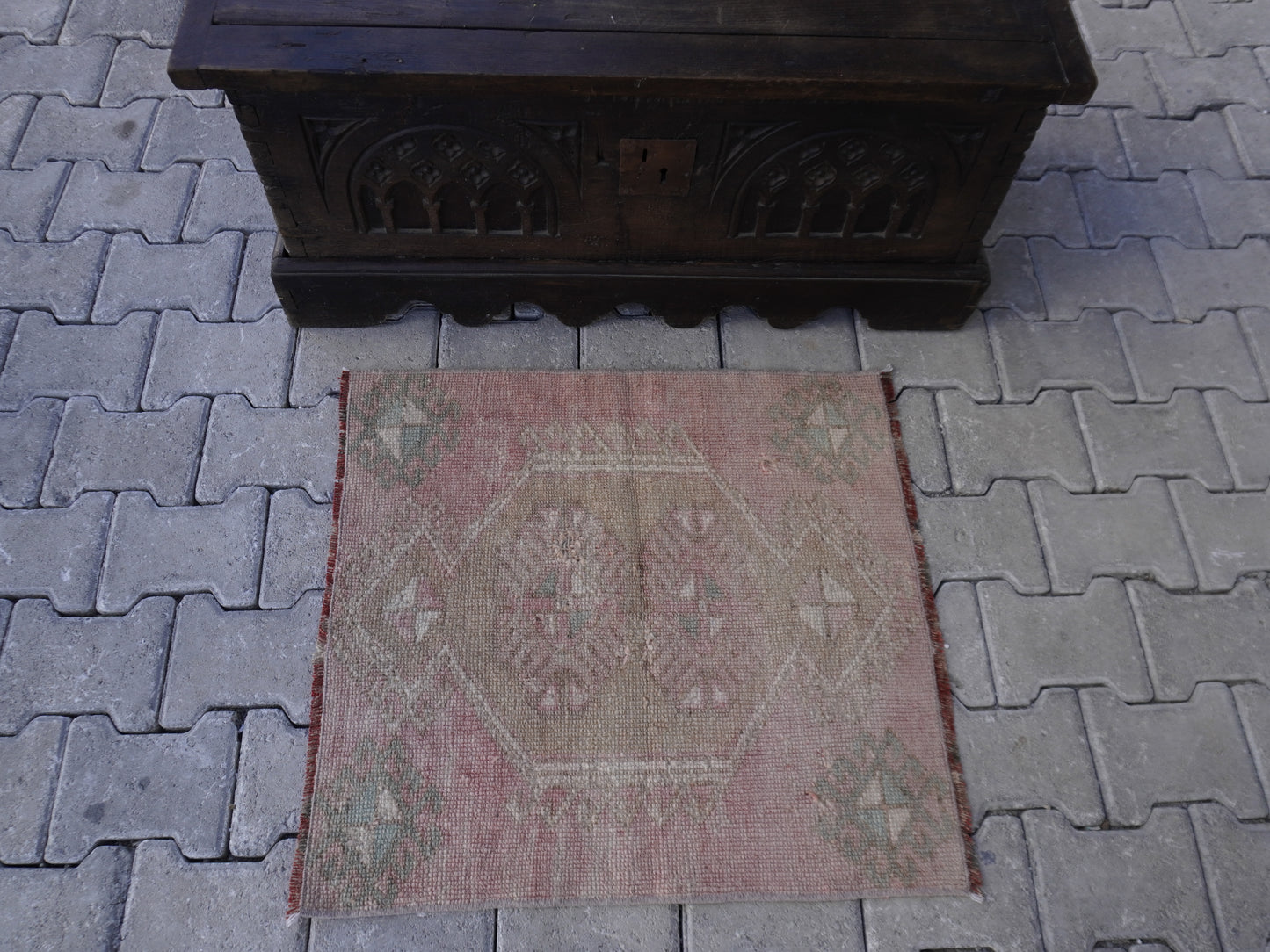Hand Knotted Doormat 2x3 ft - skuy71