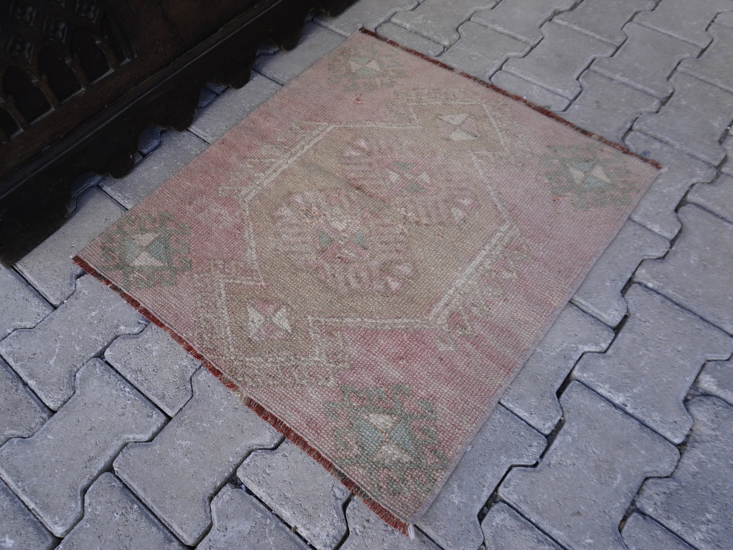 Hand Knotted Doormat 2x3 ft - skuy71