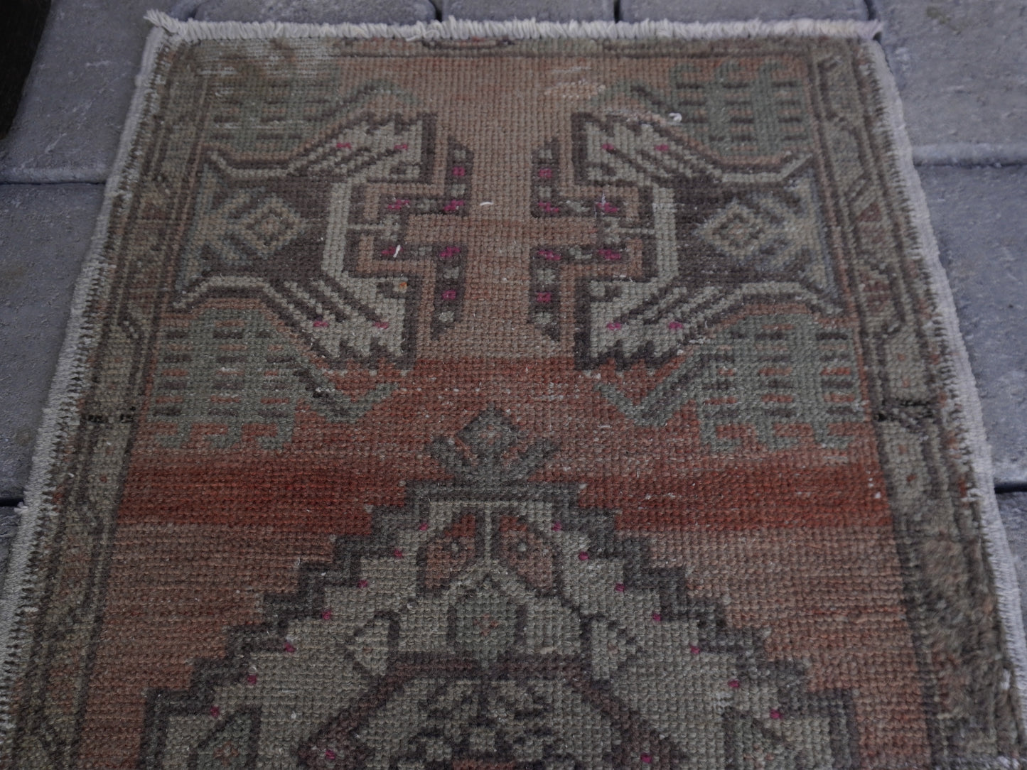 Hand Knotted Doormat 2x3 ft - skuy70