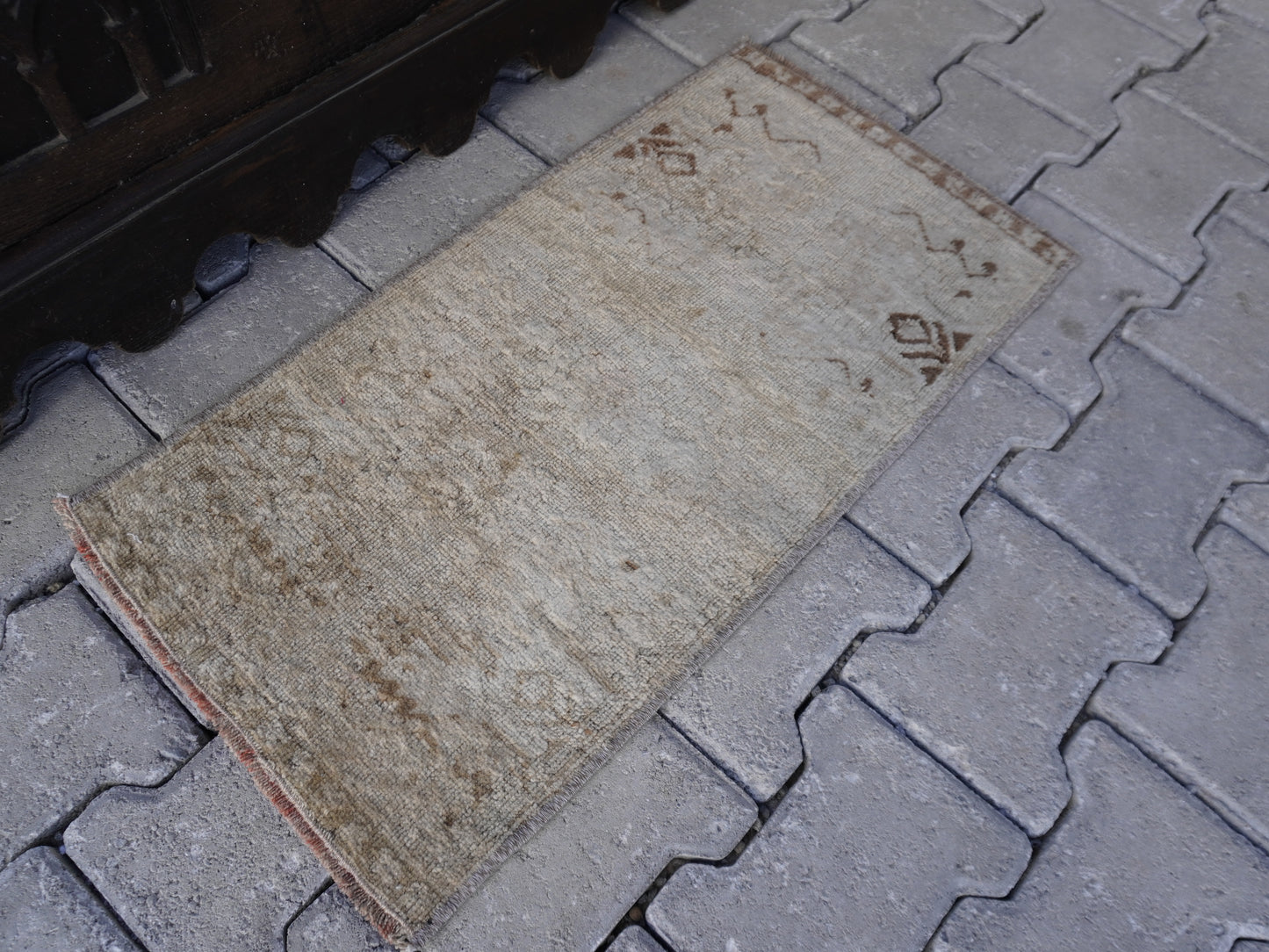 Hand Knotted Doormat 2x3 ft - skuy69