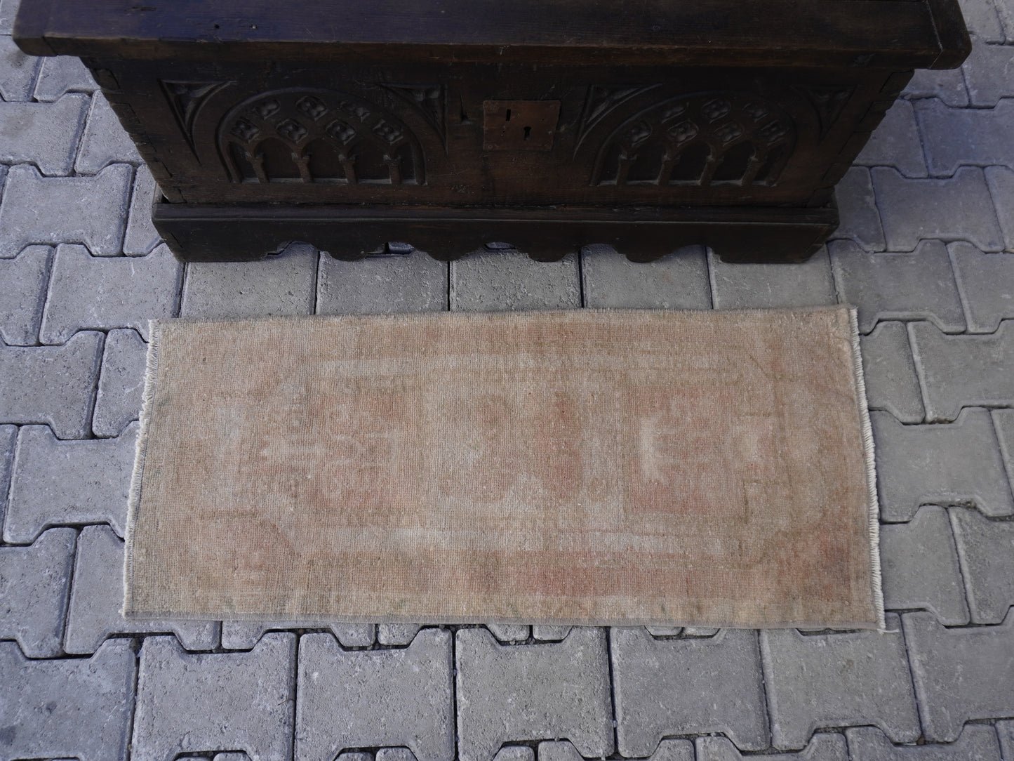 Hand Knotted Doormat 2x3 ft - skuy74