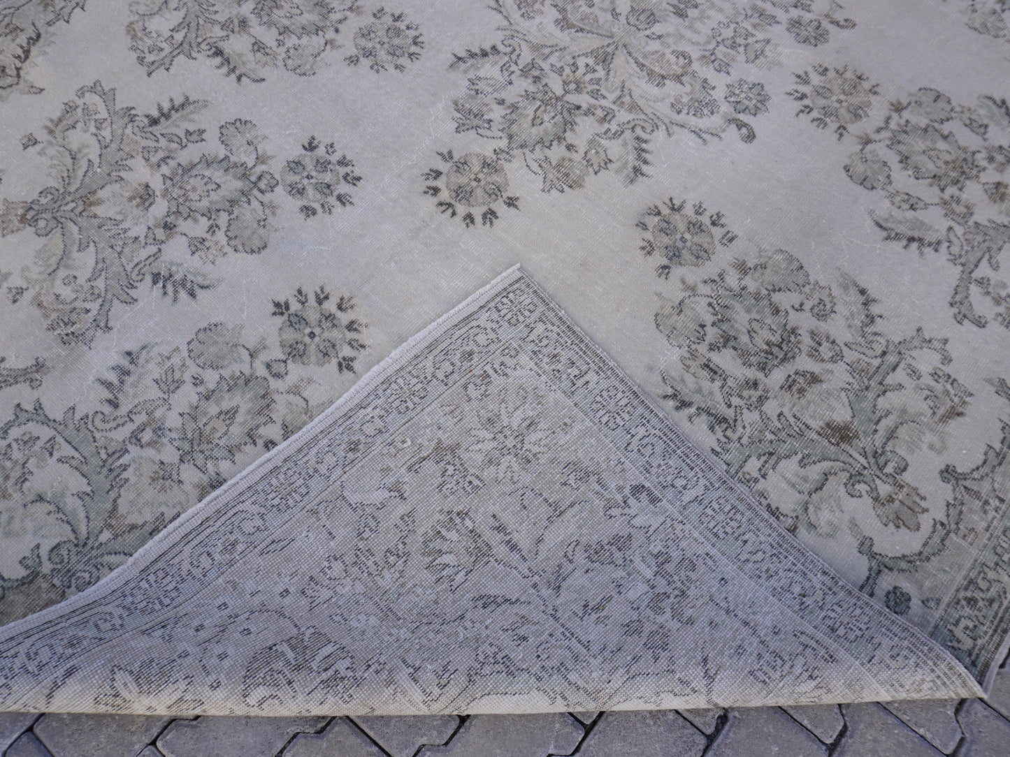 Vintage Turkish Large Rug 8x12 ft - sku224