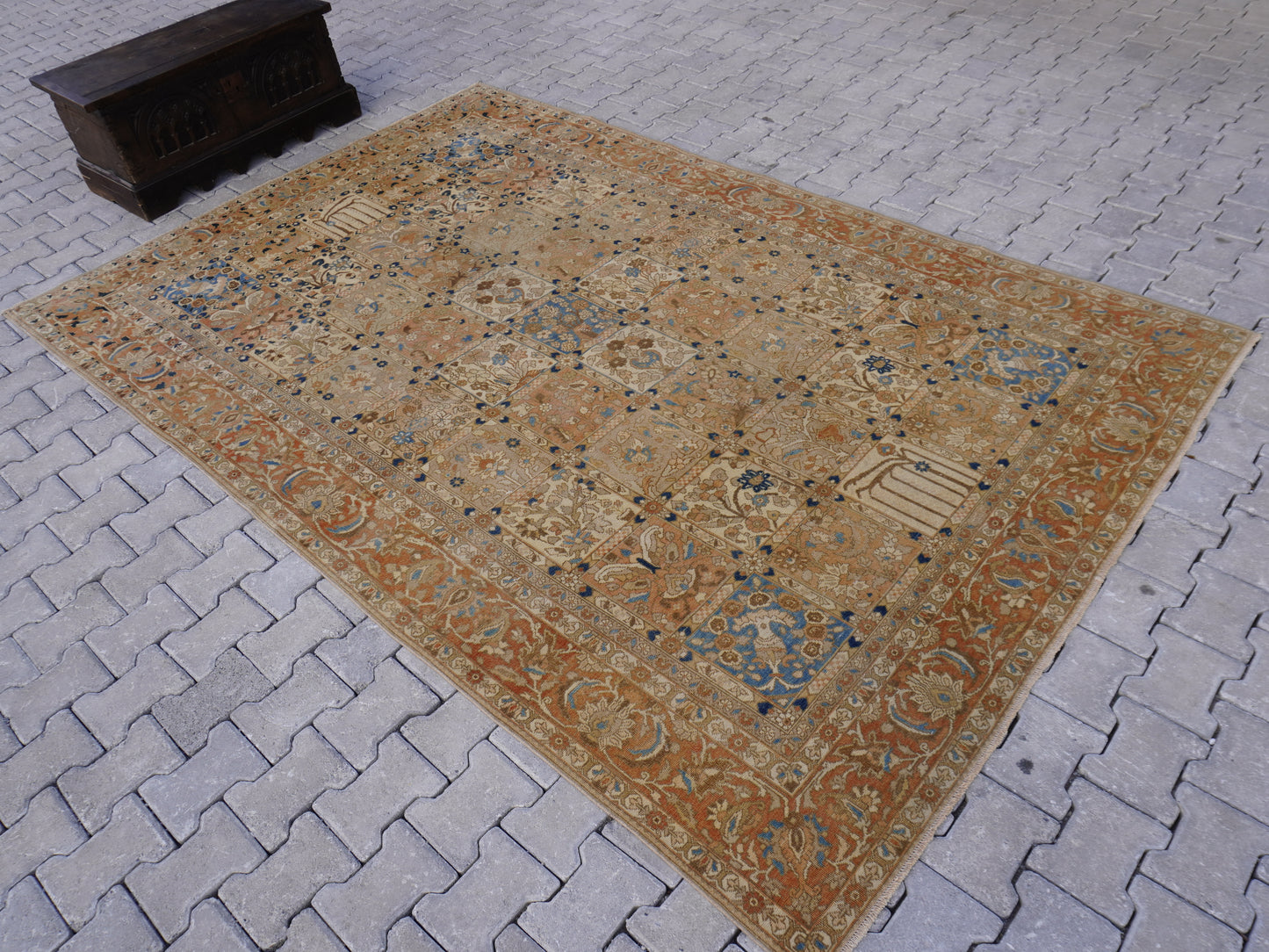 Vintage Persian Rug 7x10 ft - sku1725
