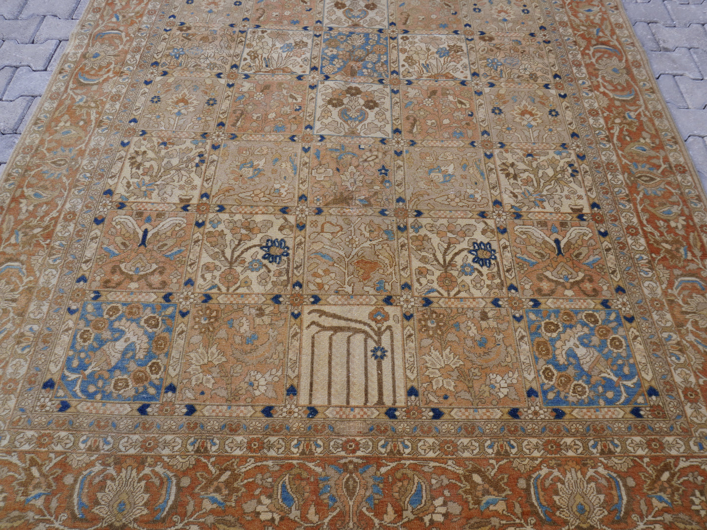 Vintage Persian Rug 7x10 ft - sku1725