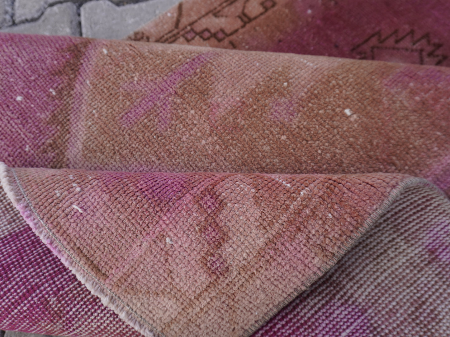 Persian Runner Rug Pink 3x12 ft - sku1588