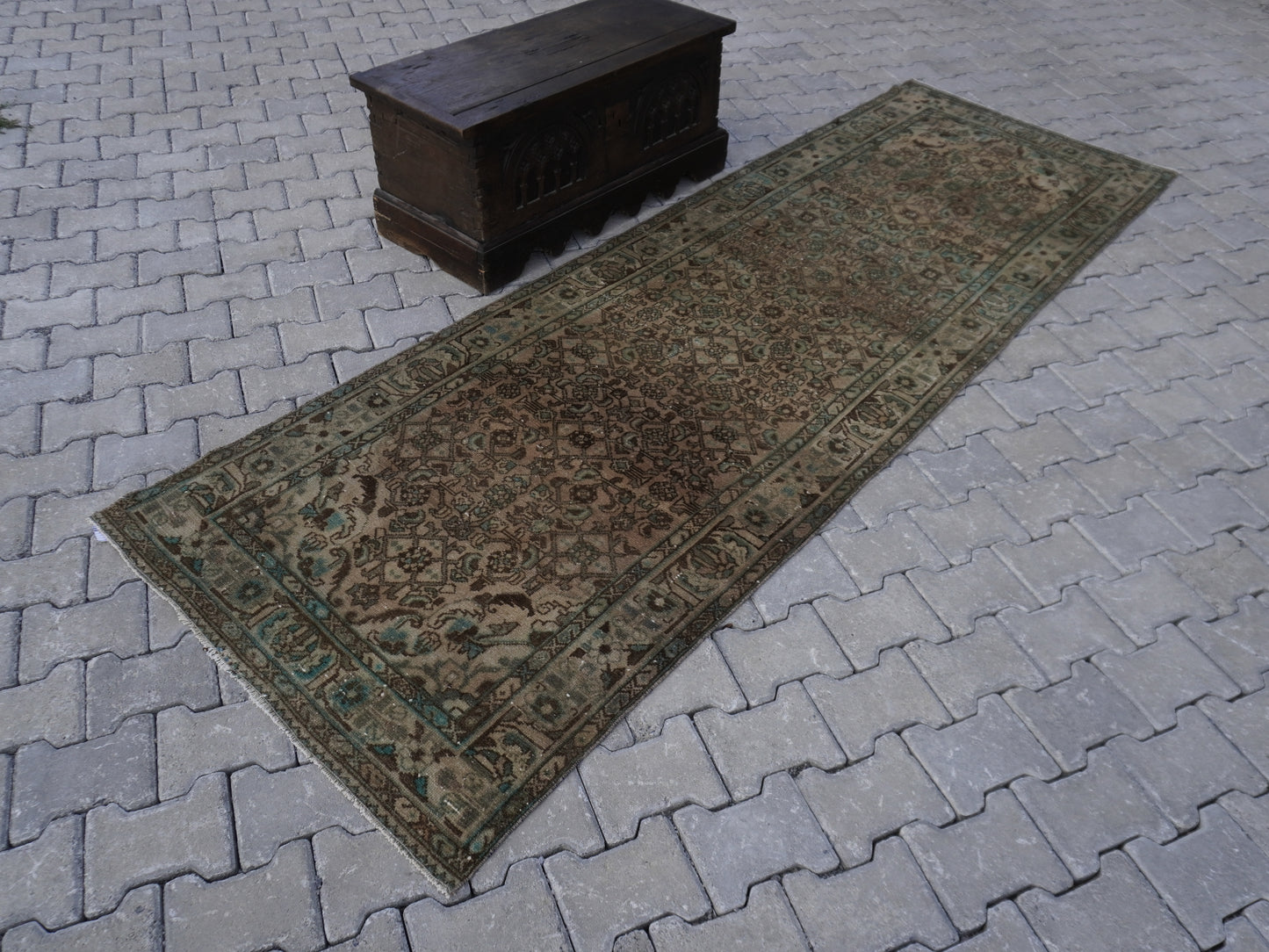 Neutral Runner Rug 3x10 ft - sku1594