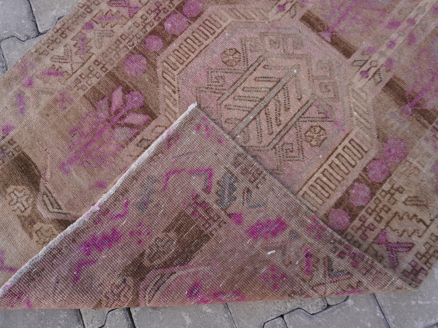 Persian Runner Rug Pink 3x11 Ft - sku1587