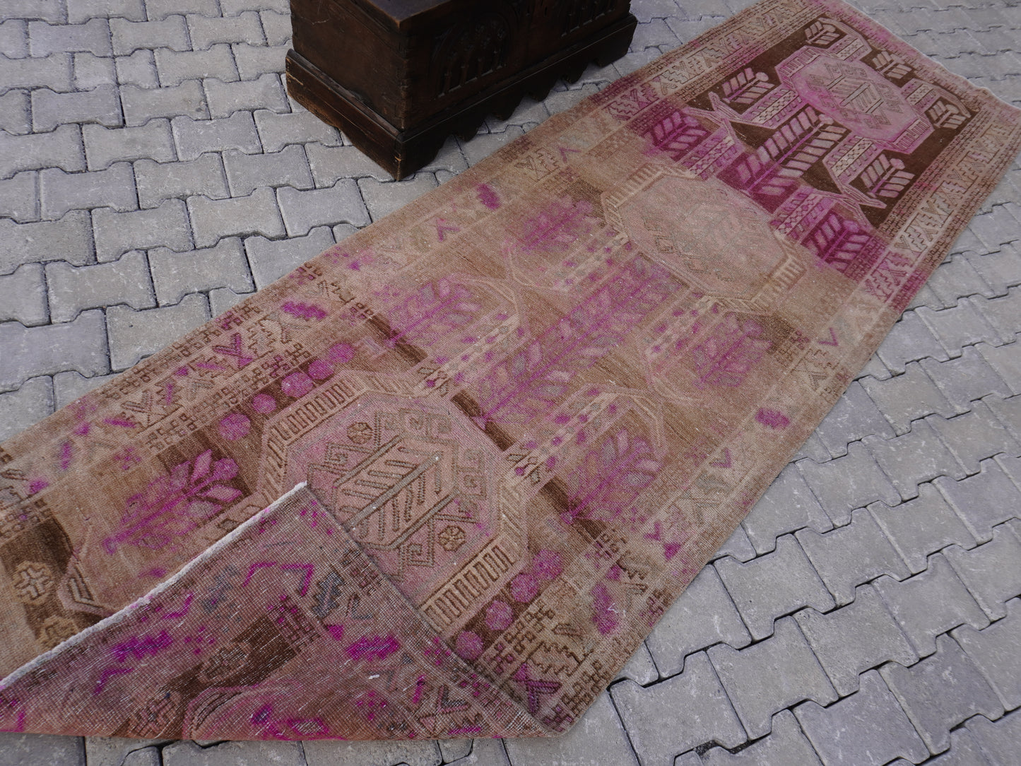 Persian Runner Rug Pink 3x11 Ft - sku1587