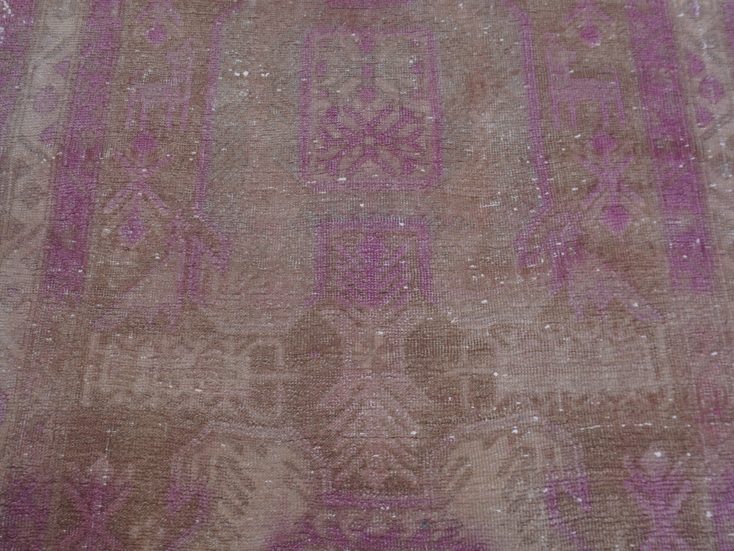 Vintage Runner Rug Pink 3x11 ft - sku1580