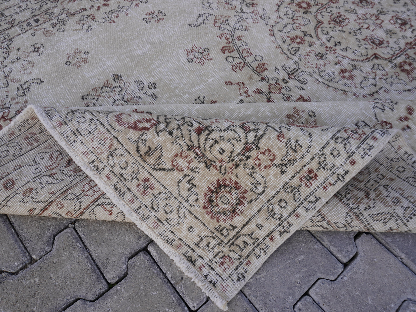 Turkish Vintage Rug 6x11 ft - skuf99