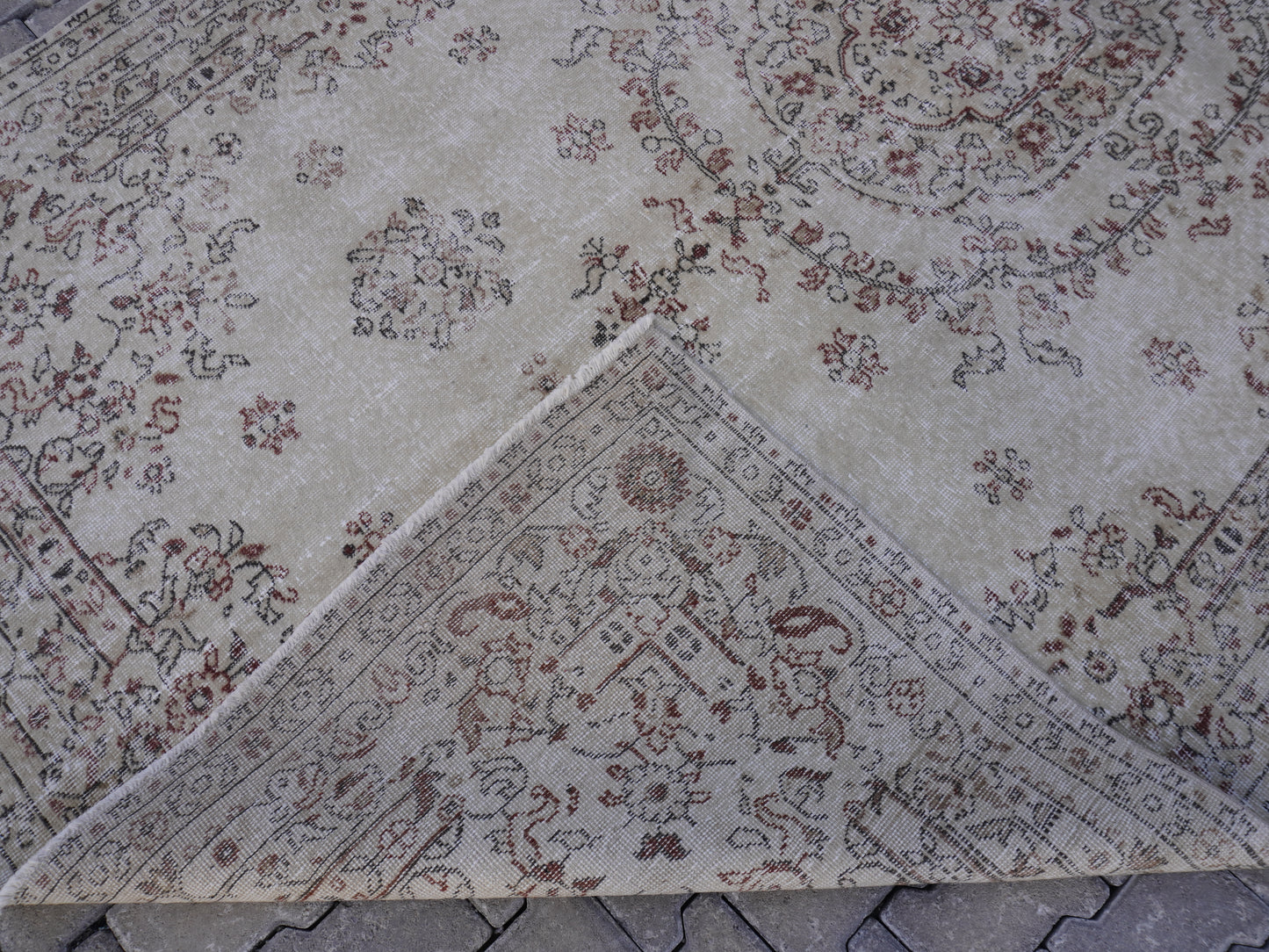 Turkish Vintage Rug 6x11 ft - skuf99