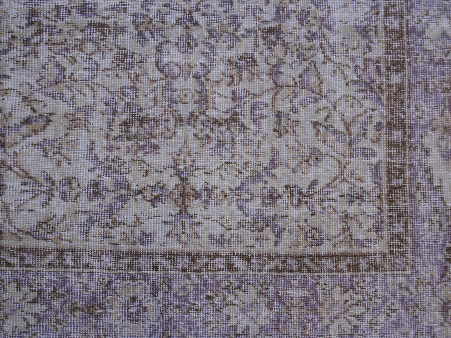 Vintage Turkish Wool Rugs 6x9 ft - skuf168
