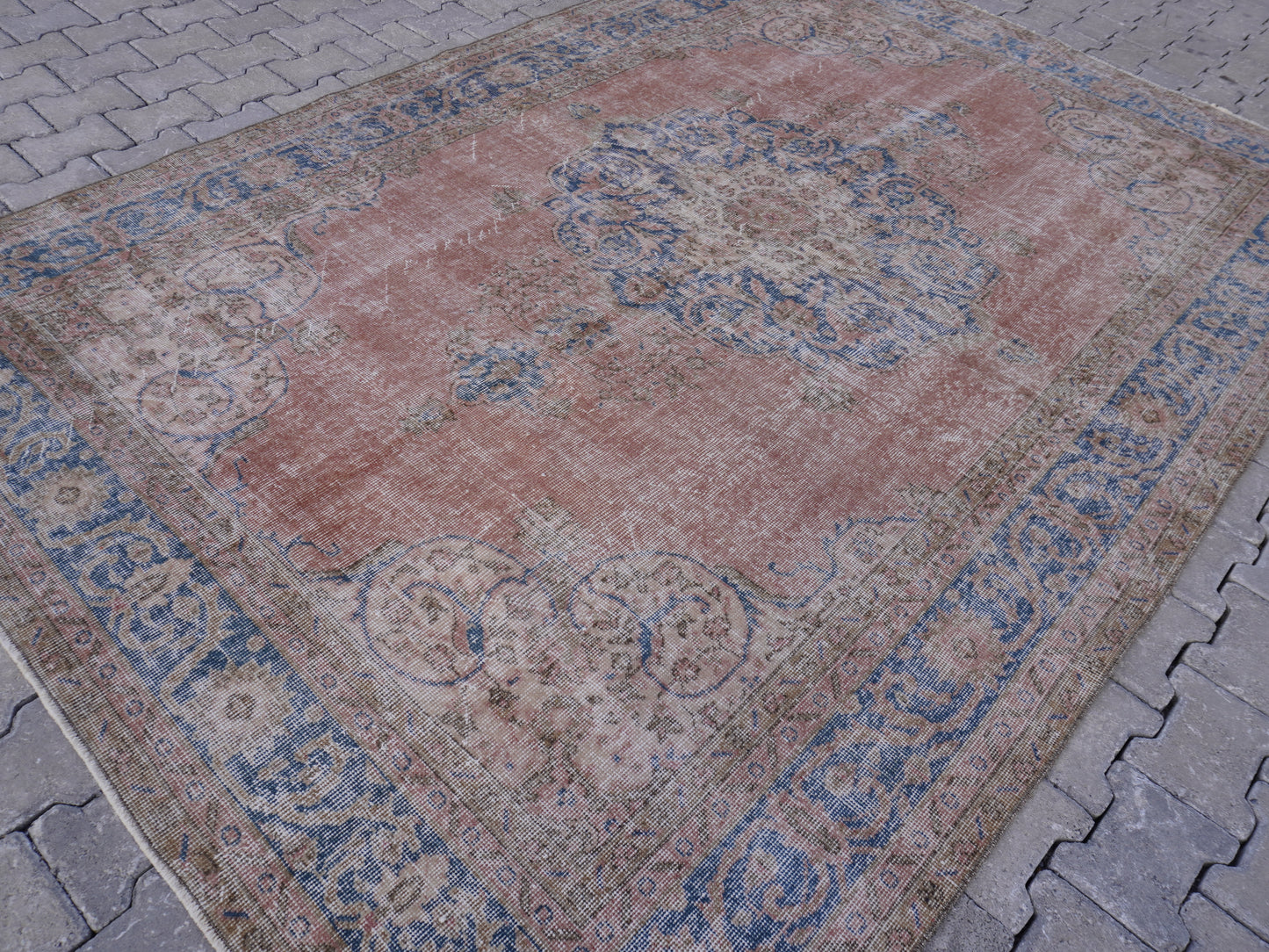 Turkish Hand Made Wool Rug 7x10 ft - skuf119