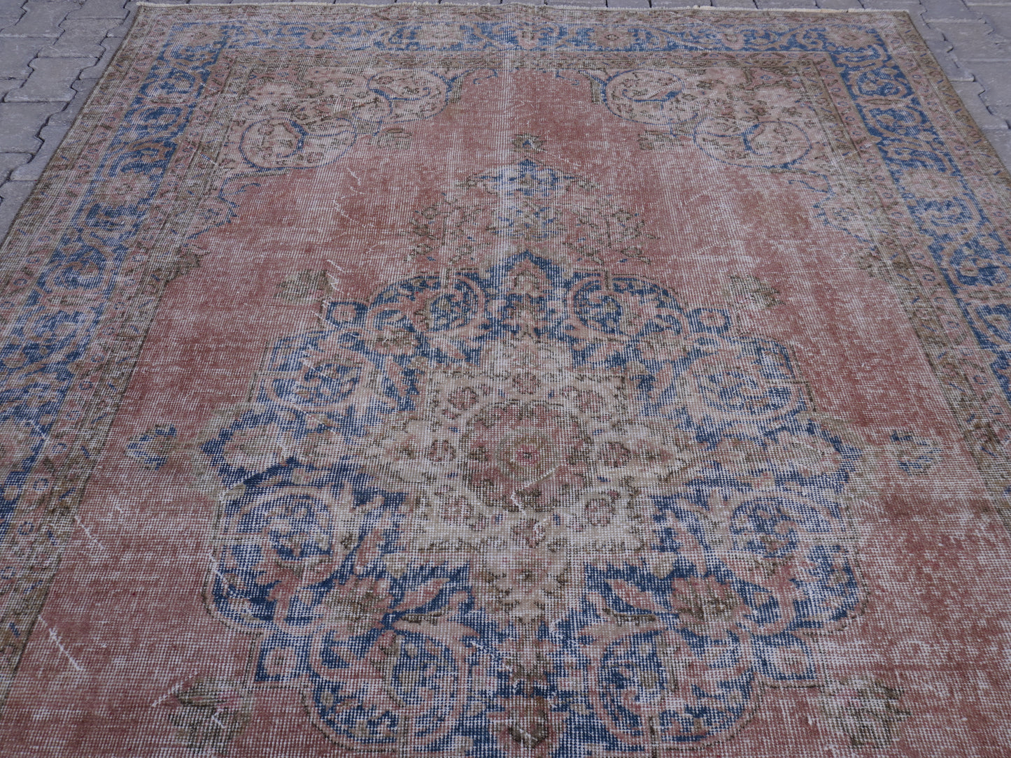 Turkish Hand Made Wool Rug 7x10 ft - skuf119