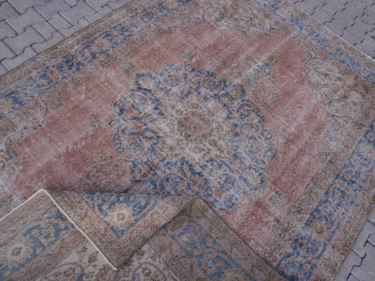 Turkish Hand Made Wool Rug 7x10 ft - skuf119