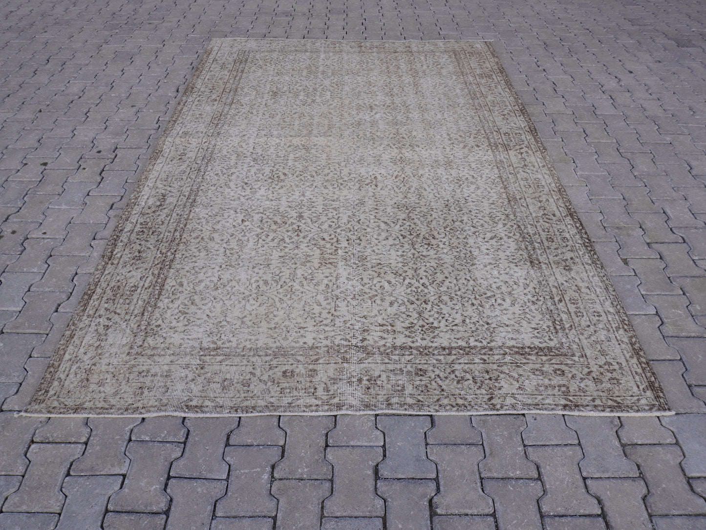 Vintage Medallion Turkish Rug 7x10 ft - skuf173